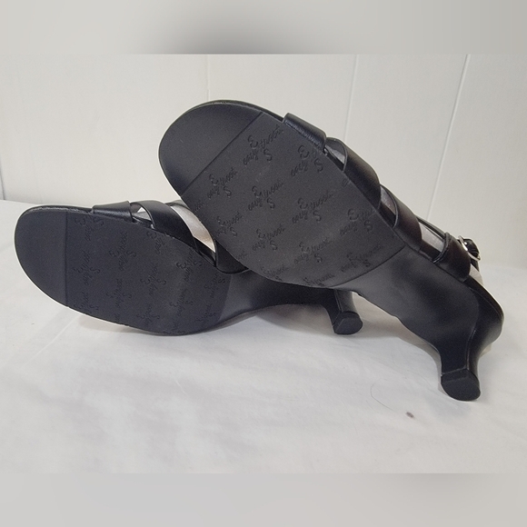 Easy Street Zazie Strappy Black Women's Sandals Womens Size 6 Wide - Picture 4 of 10